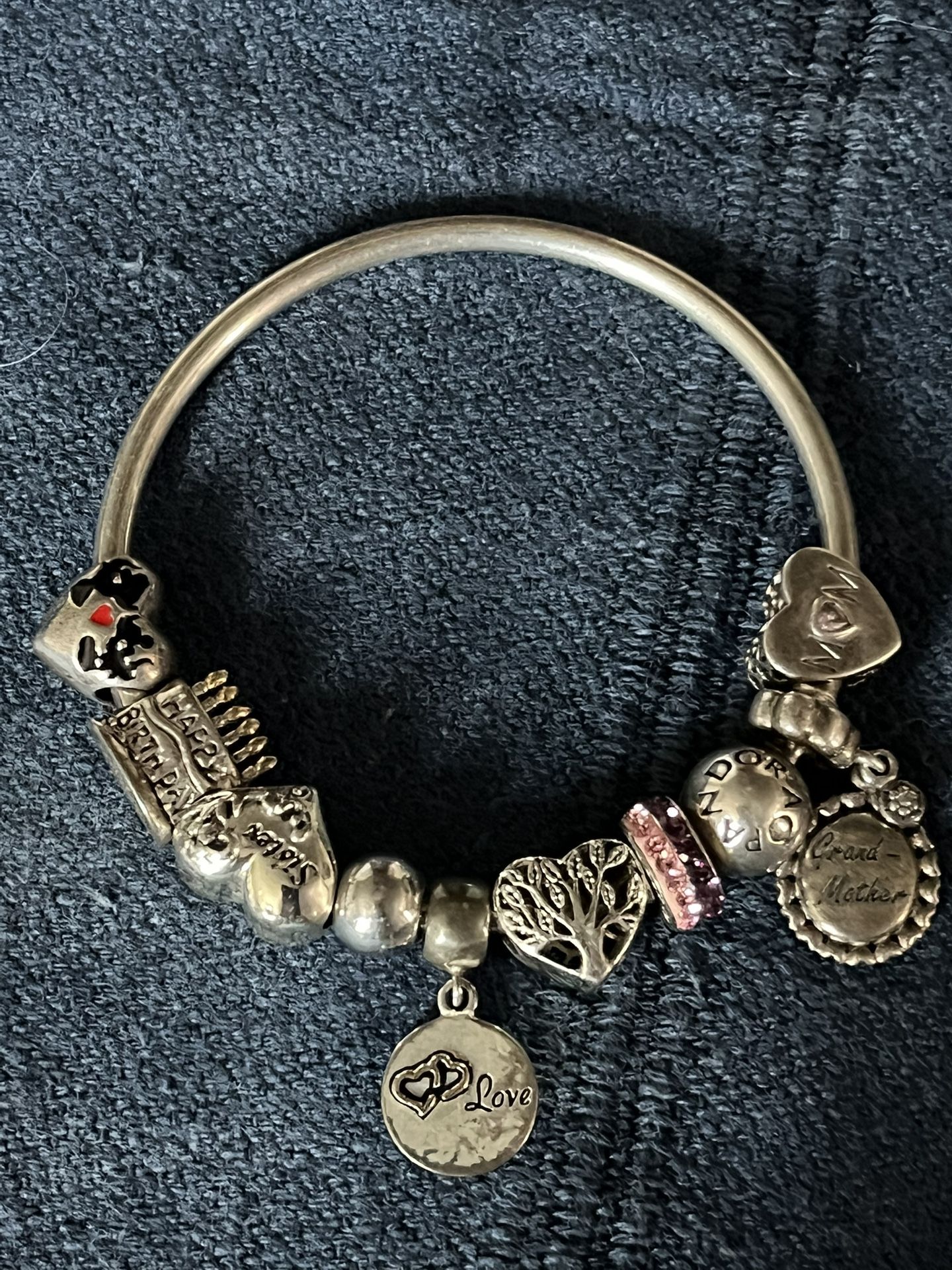 Pandora bracelet With charms