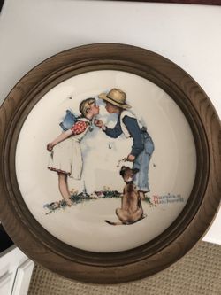 Norman Rockwell plate