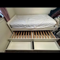 Twin Bed Frame With Mattress