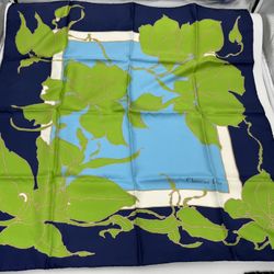 Christian Dior Silk Floral Scarf 