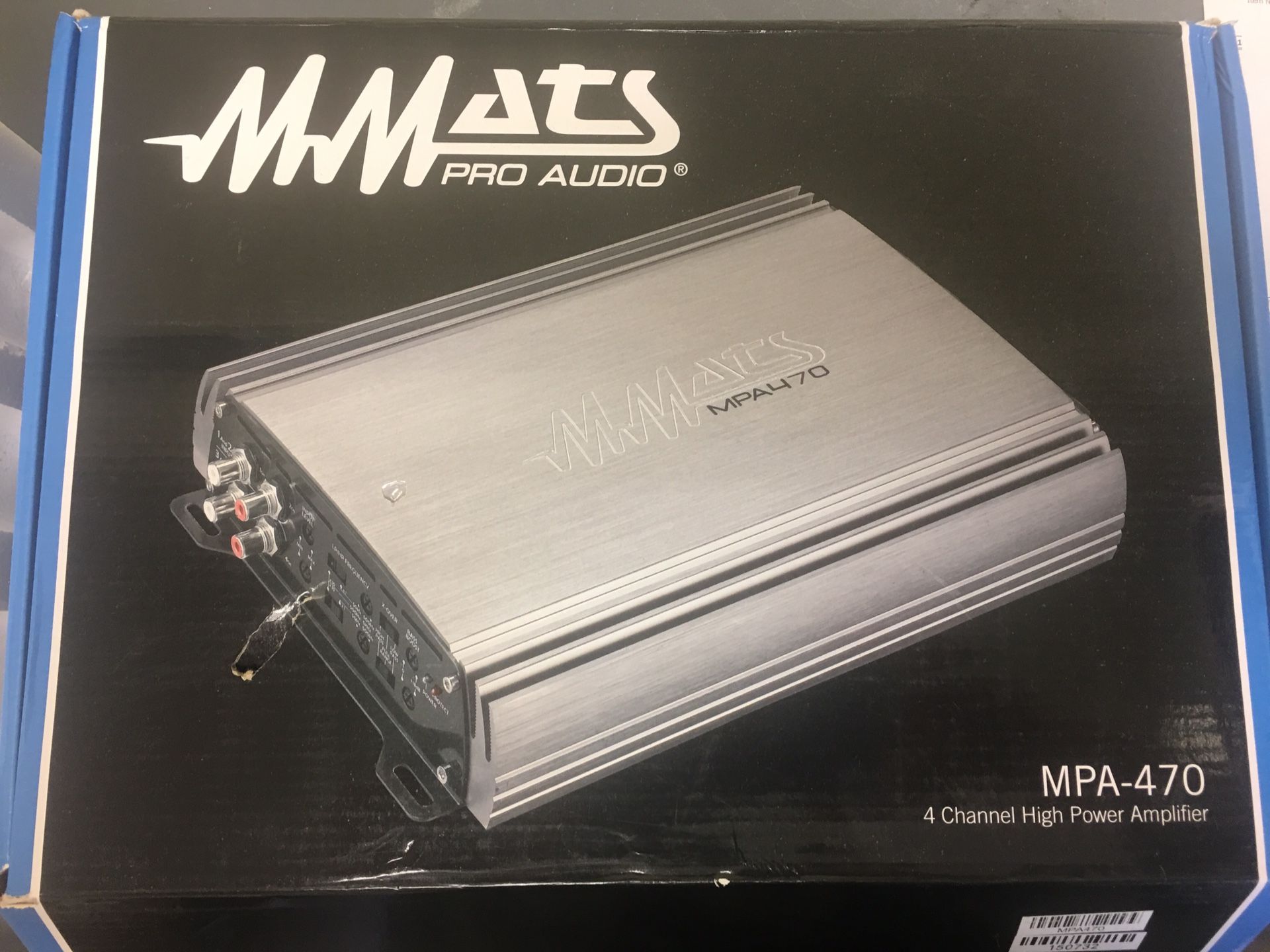 Mmats Pro Audio MPA 470 for Sale in Lake Worth, FL - OfferUp