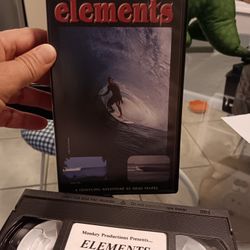 Elements Surfing Vhs Tape 