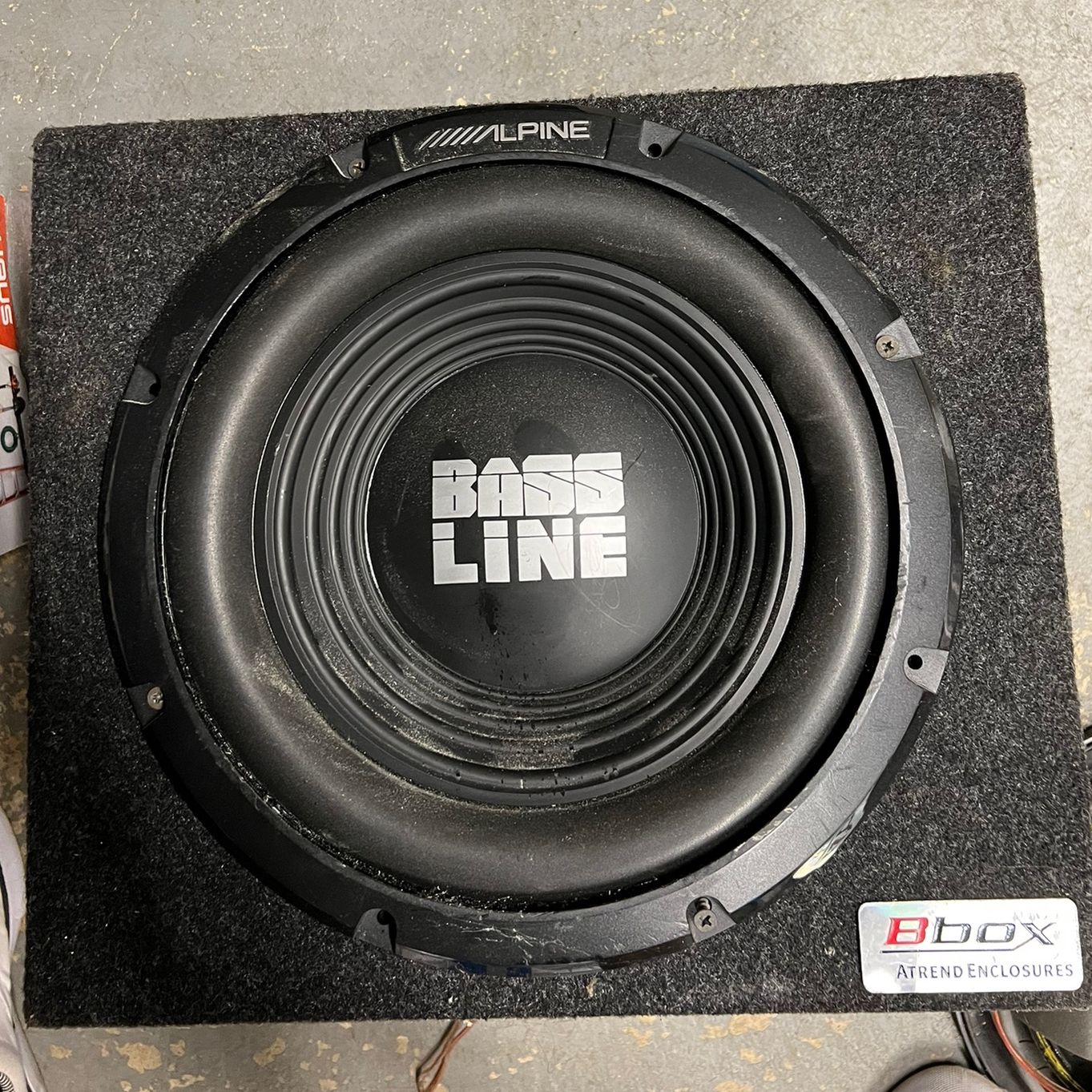 Alpine bass cheap line