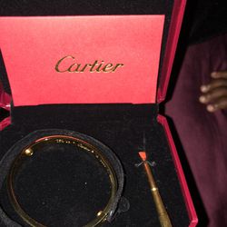 Willing To Negotiate Female Cartier Bracelet 