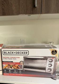 Black+Decker Natural Convection 4-Slice Toaster Oven