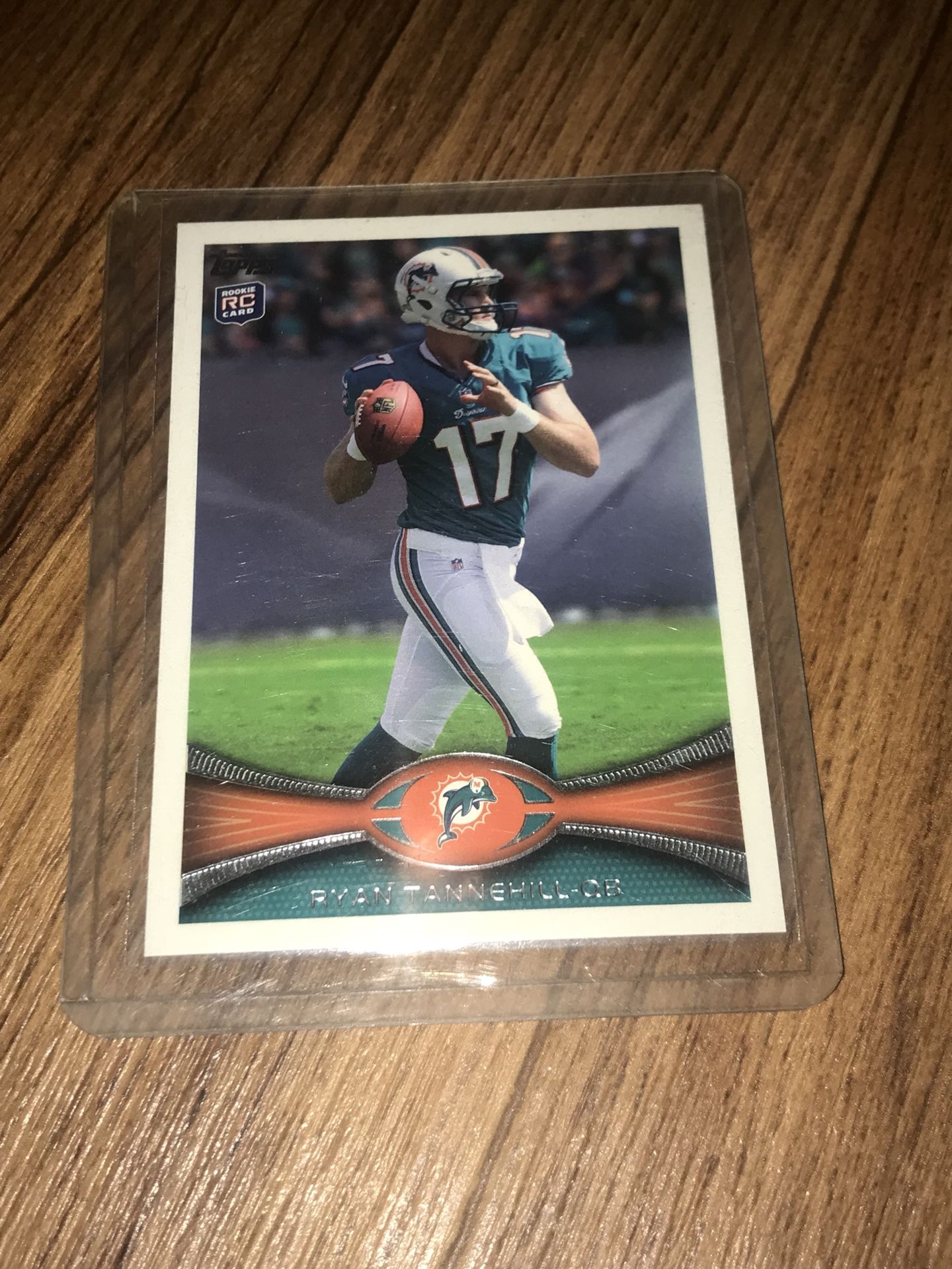 Football card Ryan tannehill rookie Miami Dolphins