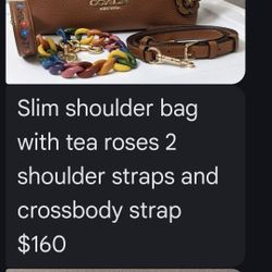 Coach Slim Shoulder Bag 