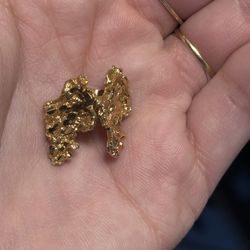 10k nugget earrings