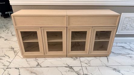 New Set of 2 Sideboard Cabinet with 2 doors and Drawer