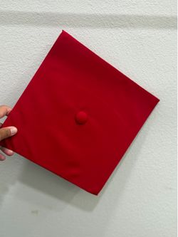 Graduation cap- red