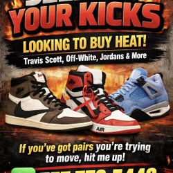 SELL ME YOUR KICKS TODAY!