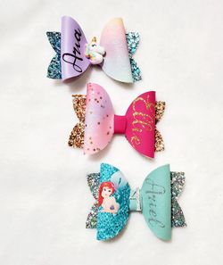 Personalized hair bows
