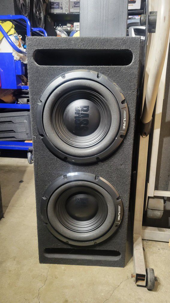 12inch Alpine Subs Ported Box 