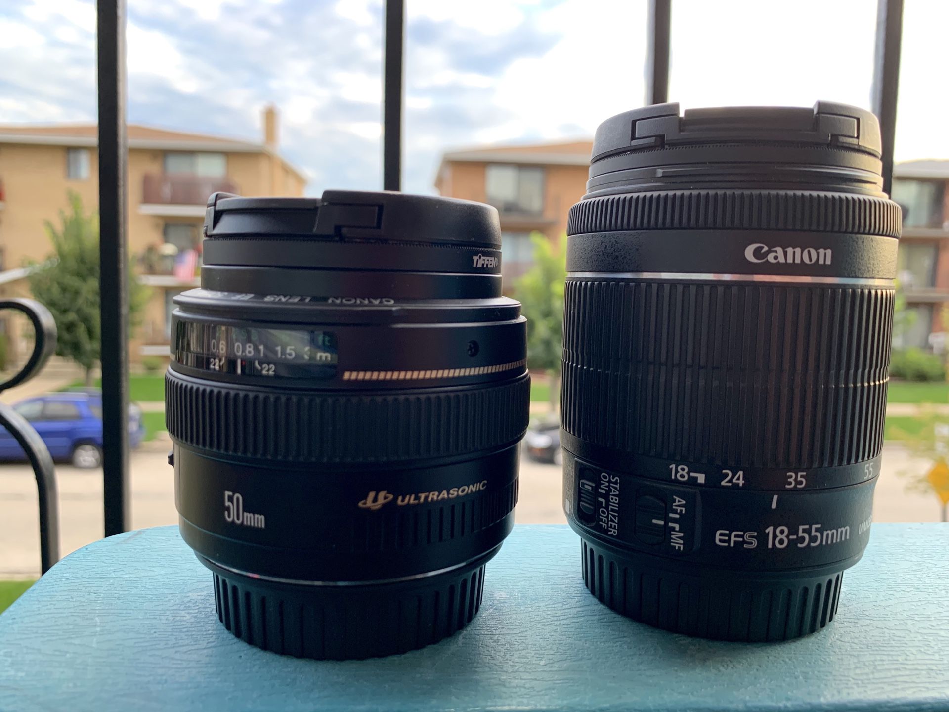 Canon 50mm f1.4 & 18-55mm f3.5 - 5.6