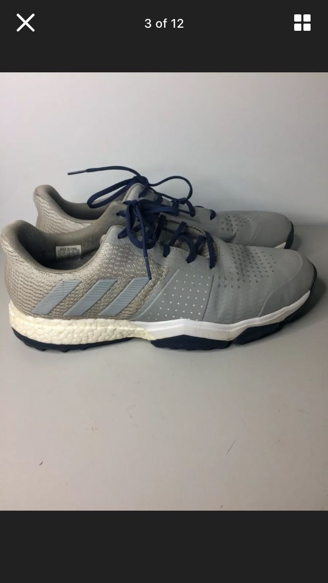 Adidas Boost Endless Energy Running Shoes Gray/Blue Men Sz. 11.5 EVN