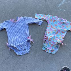 Ruffle Butts Girls Swimsuit 3-6 Months 