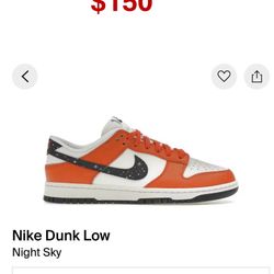 Nike dunk low Night Sky (9.5)