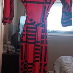 Red And Black Dress