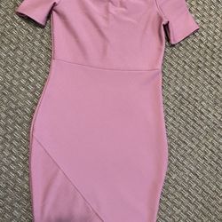 Blush Color Bandage Dress