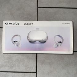 Meta Quest 2 64GB VR Headset – Excellent Condition – VR Cover + Box & Accessories