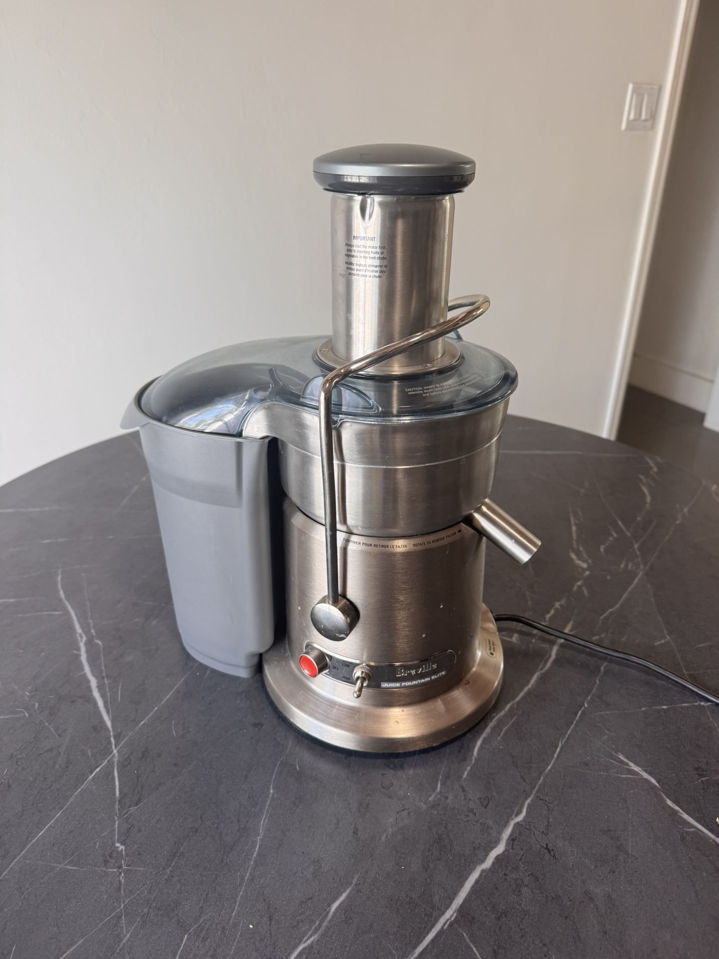 Breville Juice Fountain Elite Juicer 800JEXL – Stainless Steel