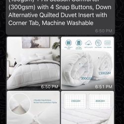 Bedsure 2pack Comforter Set Size Queen