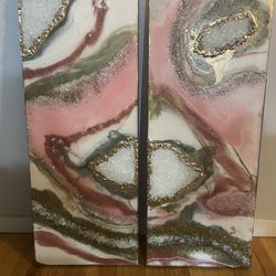 Geode Resin Wall Art