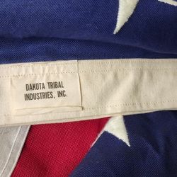 50-year-old Official Government Cotton Flag 9 Ft 6 In Long 5 Ft Wide