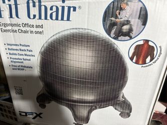 Fit Chair. NiB. Great For Back Issues
