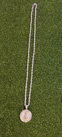 Silver Rope Chain Pendant chain