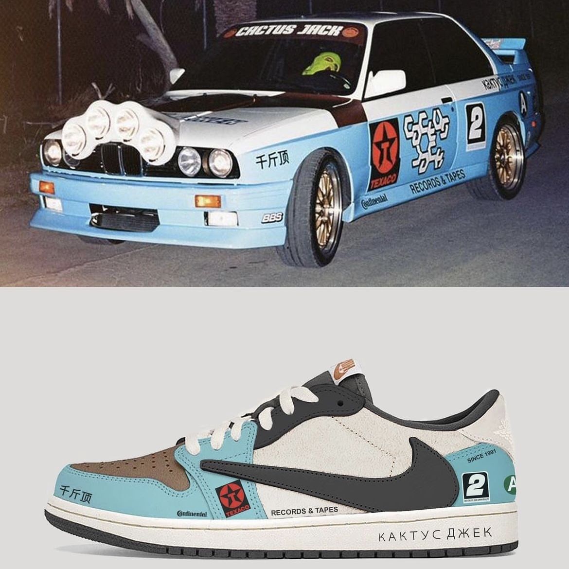 JACKBOYS travis scott BMW inspired jordan 1 CUSTOMS for Sale in Los  Angeles, CA - OfferUp