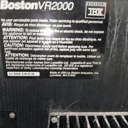 Boston VR2000 Subwoofer 