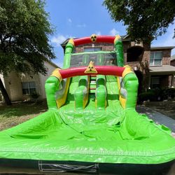 18ft Commercial Double Lane Waterslide