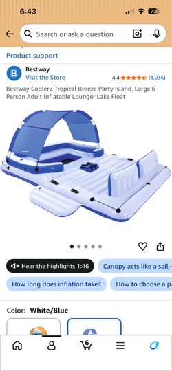 Bestway floating island