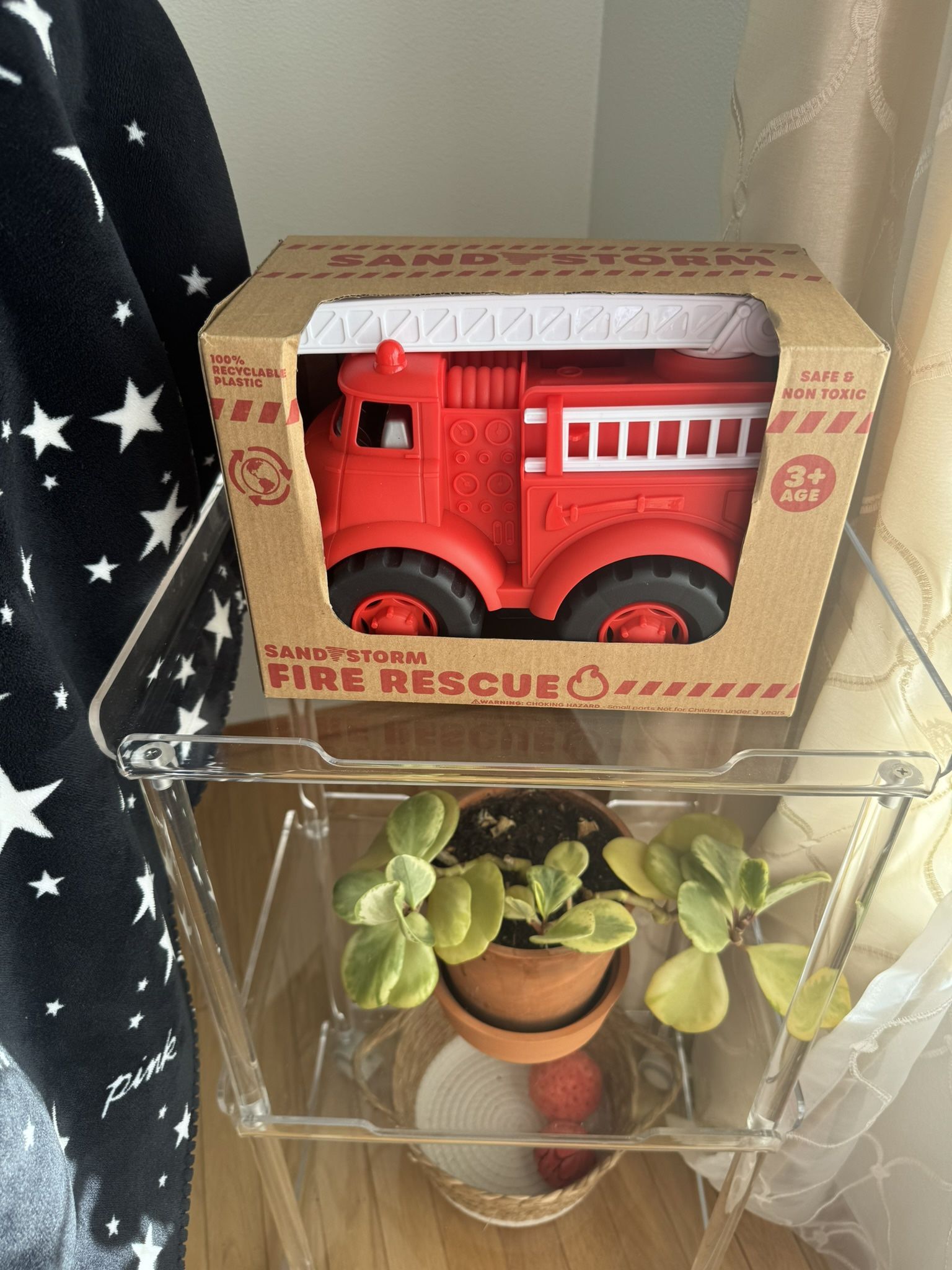 Sand Storm Fire rescue in environmental box