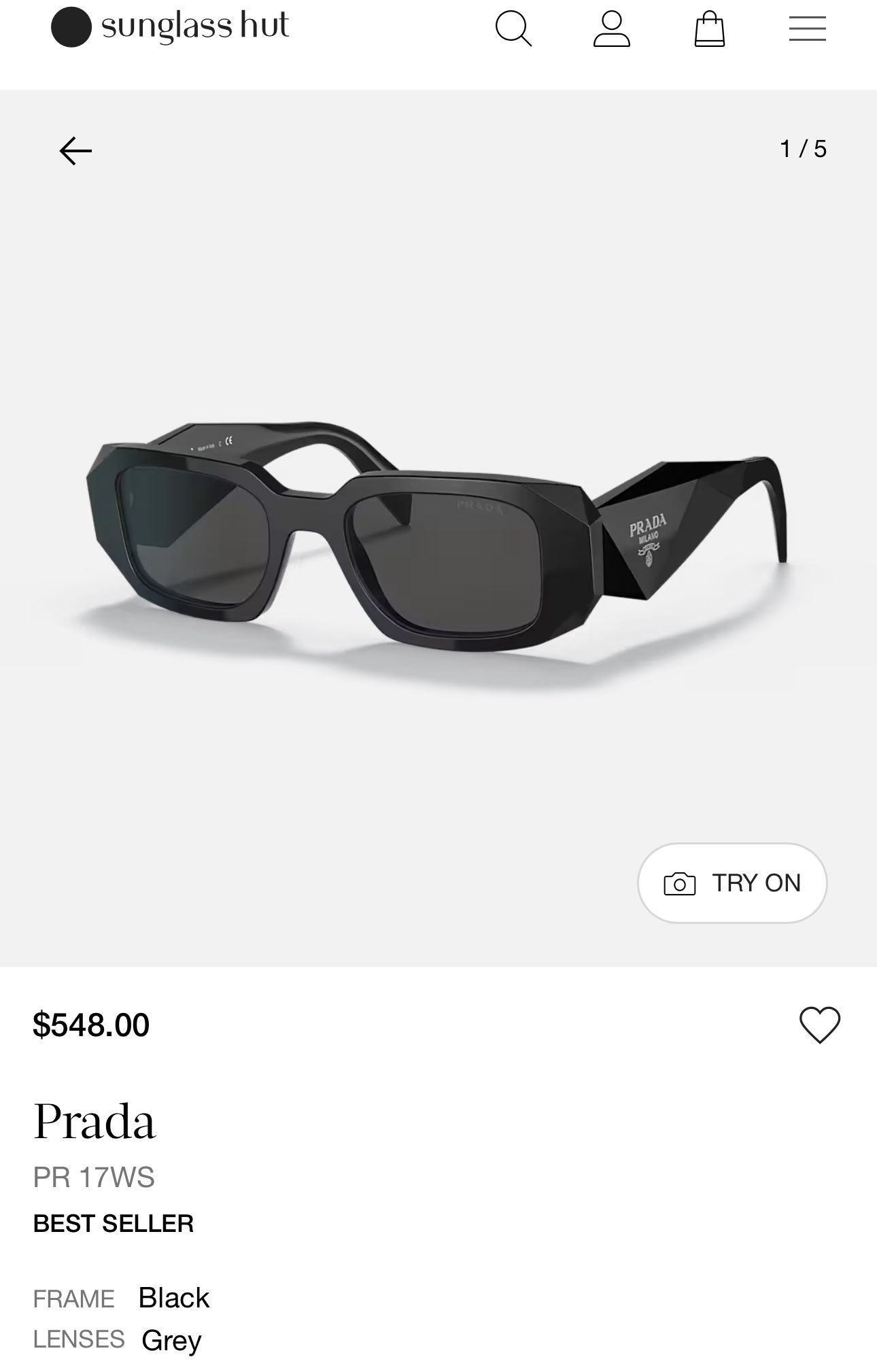 Unisex Prada Sunglasses