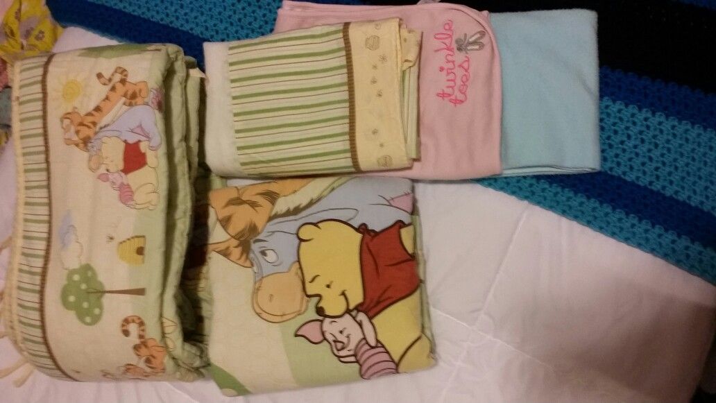 Winnie the pooh crib bedding