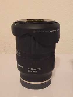 Tamron 17-28mm f/2.8 sony e mount lens