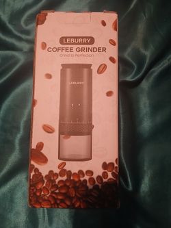 Reduced Brand NewsLeBurry  Portable Rechargeable Coffee  Grinder