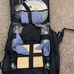 Picnic backpack for 2