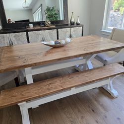 7ft Custom Built Dining Table 