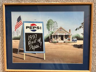 John Hale “1997 Best of Pepsi” Art Print 21x26.5in