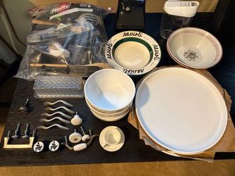 Online moving sale dishes for $0.75