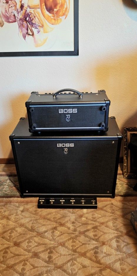Boss Katana 100 Watt Head With 212 Speaker Cabinet