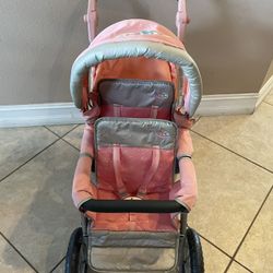 BABY BORN DOUBLE DOLL STROLLER  LIKE NEW