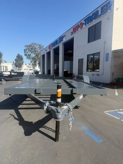 2026 Carson California Car Hauler 7X16 7 (GRAY)