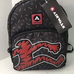 New Womens/Unisex AirWalk Running Man Mini 10” Backpack 