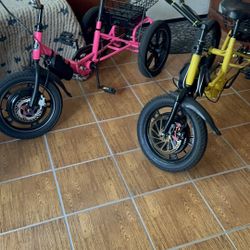 Two Custom Electric Tricycles