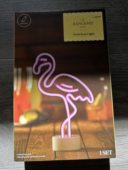 Neon Flamingo Light