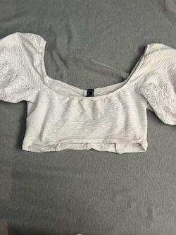 Forever 21 Crop Top Off Shoulder 